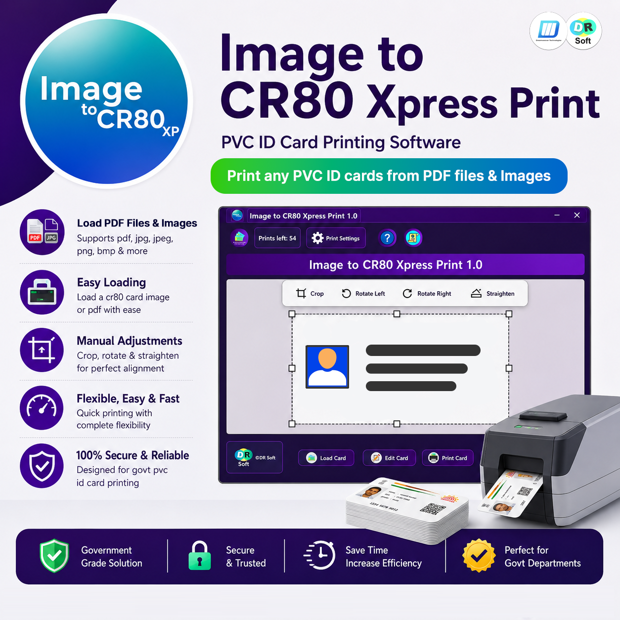 Image to CR80 Xpress Print